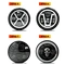 7 inch round led headlights